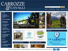 Tablet Screenshot of carrozzecavalli.net